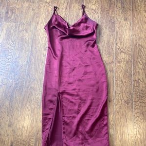 PrettyLittleThing Cowl Neck Dress